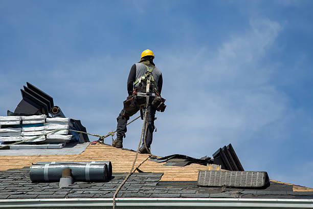 Professional Metal Roofing technician working in Farmersville, CA